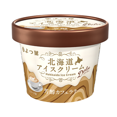 北海道アイスクリーム［芳醇カフェラテ］（114ml）の商品画像