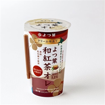 クリーム仕立てよつ葉和紅茶オレ（200ml）【カップ飲料】